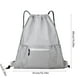 thumbnail image 2 of Mochila ligera con cordón y bolsillo grande para equipo deportivo. Material resistente e impermeable para estudiantes atletas, fútbol y actividades de playa. Aestivo | Gris | AESTIVO, 2 of 7