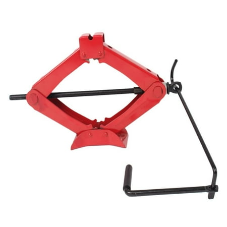 1 Ton Heavy Duty Scissor Wind Up Tyre Jack Lift For Car Garage Speed Handle