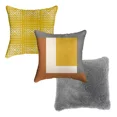 thumbnail image 1 of Set 3 Cojines Rellenos Decoración Hogar 45x45 Cm Salas Cama, 1 of 7