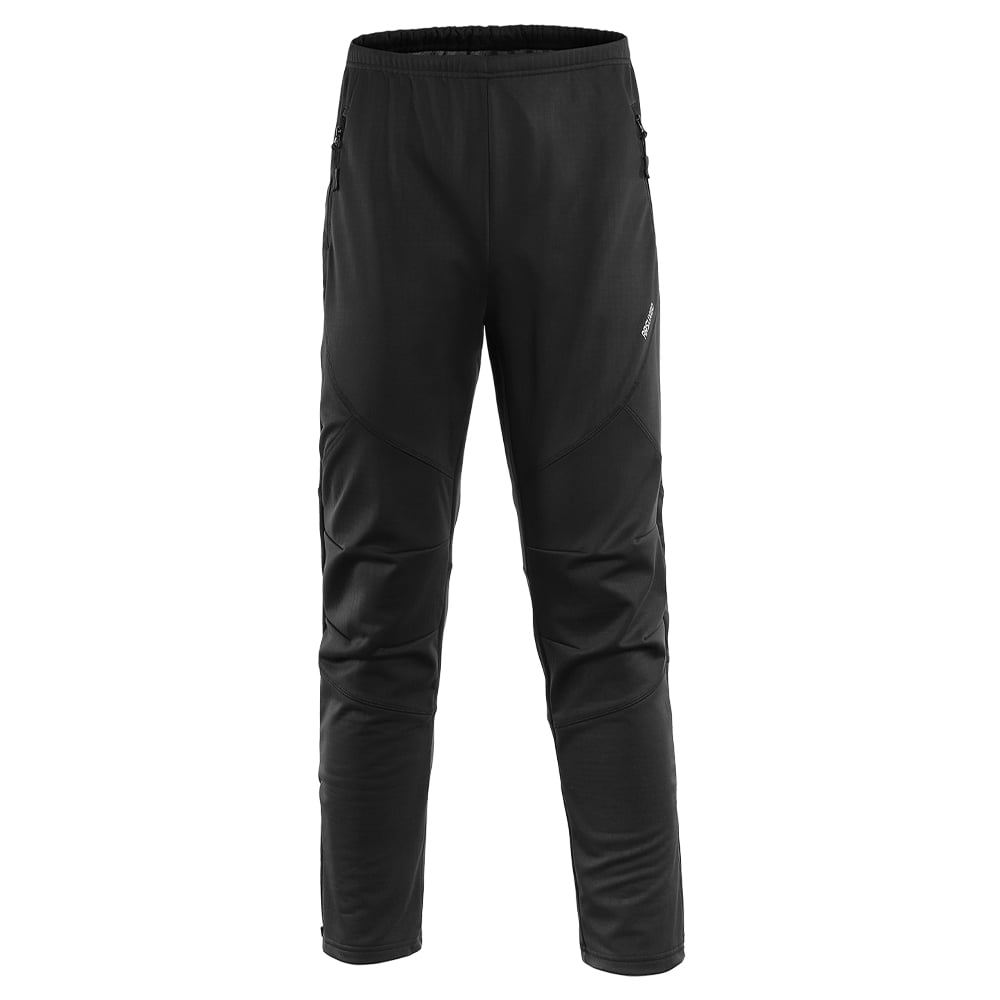 Men Waterproof Cycling Pants Thermal Fleece Windproof Winter Pants Trousers V8C4