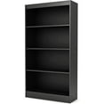 thumbnail image 1 of South Shore Axess 4-Shelf Bookcase, in Pure Black, 1 of 8