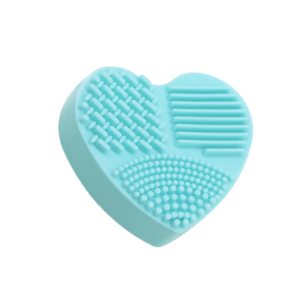 Heart Shaped Paint Brush Cleaning Pad Scrubber 