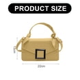 thumbnail image 2 of Bolso tipo bandolera para mujer, bolso tipo cartera clásico, bolso pequeño de piel sintética sencillo., 2 of 5