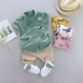 thumbnail image 5 of TAIAOJING Kid Toddler Boy Clothes 1-4Years Outfits Tops+Shorts Cartoon T-shirt Set Baby Outfits Cute Clothes 2-3 Years, 5 of 5