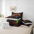 thumbnail image 6 of Castle Fairy Teens Video Game 7pcs Bedding Comforter Set,Graffiti Splash Queen Bedding Sets Super Cozy,Abstract Gamepads Queen Sheet Sets,Breathable Home Decor, 6 of 8