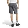 thumbnail image 2 of Men's adidas Essentials 3-Stripes Fleece Sportswear Shorts Color: Black Size: L, 2 of 4