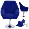 thumbnail image 2 of GLOGLOW Mini Silla de Sofá de Casa de Mu?ecas, 1:12 Mini Sofá Flocado Muebles Modelo Decoración Accesorio de Casa de Mu?ecas Sillón en Miniatura Casa de Mu?ecas en Miniatura Silla Giratoria(Azul) EOTVIA No, 2 of 6