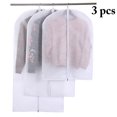 thumbnail image 1 of 3PCS Garment Bag Creative Dustproof Breathable Suit Bag Clothes Bag for Closet, 1 of 9