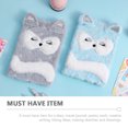 thumbnail image 4 of Weiweiguan Plush Notebook Adorable Notebook Fluffy Notebook Students Stationery Cartoon Girl Gift, 4 of 6