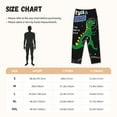 thumbnail image 4 of Lsque Space Dino Cartoon Black Print Women's Pajama Pants, Lounge Pant - Comfortable Home Wear,Elastic Waistband, Stylish Design-Medium, 4 of 9