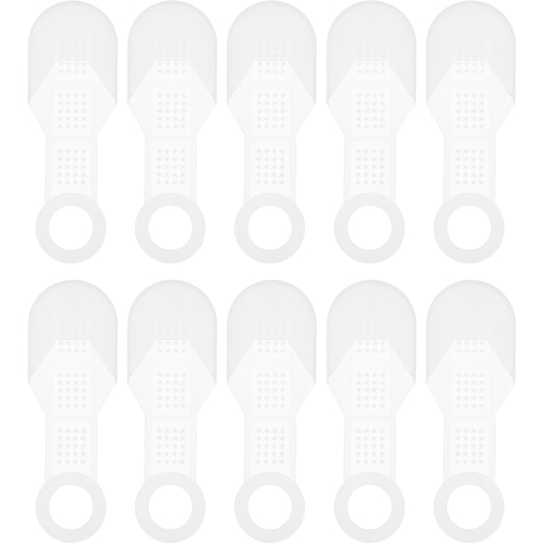 10 tiras antideslizantes transparentes para perchas de ropa, ideales para tiendas de ropa