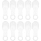 thumbnail image 1 of 10 tiras antideslizantes transparentes para perchas de ropa, ideales para tiendas de ropa, 1 of 8