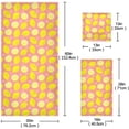 thumbnail image 3 of SKYSONIC 3 Pack Towel Colorful Lemon Pattern Cotton Bath Towel Set (1 Bath Towel, 1 Hand Towel, 1 Washcloth) for Bathroom, Super Soft and Quick Dry Towels, 3 of 7