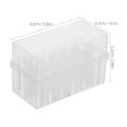 thumbnail image 2 of SEWCHICS 5-Pack Clear Plastic Storage Boxes for Laboratory Use, and Stackable Lab Organizers, 2 of 8