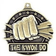 thumbnail image 2 of Martial Arts Medals, 2" Gold Diecast Martial Arts Medal Award 10 Pack, 2 of 2