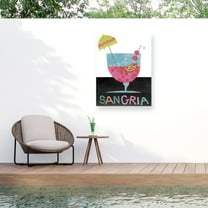 Regina Moore 'Mix Me A Drink V' Outdoor Canvas 19x14
