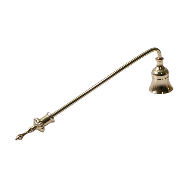 Herramienta de extinción de velas, tapón de vela, cortadora de mecha, longitud de la cubierta 23cm para apagar la llama de , multifuncional , Dorado