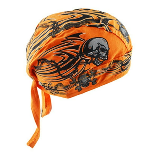 Yokua Sweat Wicking Beanie Skull Cap Headwrap Motorcycle Biker Bandana Helmet Liner