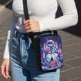 thumbnail image 3 of Binienty Floral Wolf Aesthetic Crossbody Purse for Women Small Sling Bag Anti Theft RFID Hobo Crossbody Bags Trendy Cute Messenger Bag Gifts for Mom, 3 of 7