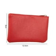 thumbnail image 4 of PENGXIANG Women Wallet Portable Mini Short Lychee Pattern Faux Leather Cards Holder Smooth Zipper Slim Wallet Coin Purse Money Case Shopping Use, 4 of 11