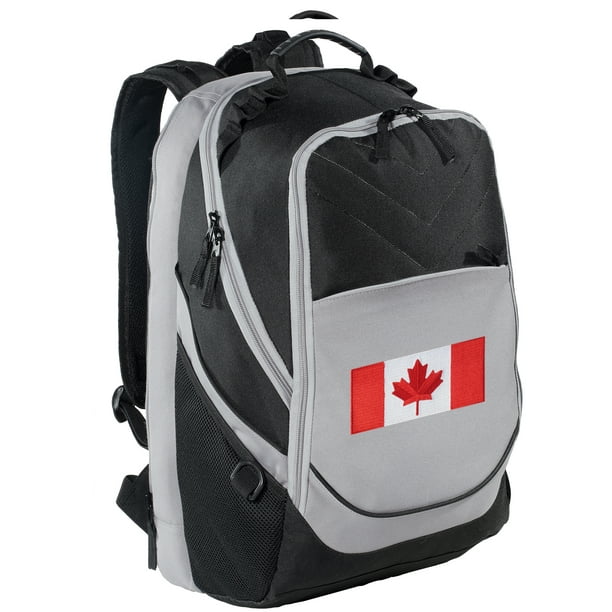 Broad Bay Cotton Canada Flag Backpack Our Best Canada Laptop Computer