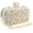 Full Silver, variant on Womens Sparkly Rhinestone Crystal Clutch Bag Glitter Sequin Bridal Purse Evening Handbag for Wedding Party Prom