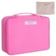 thumbnail image 1 of Bolsa de maquillaje de viaje Queboom, neceser para mujer y hombre (rosa claro)., 1 of 5