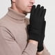 thumbnail image 2 of Qarigey Guantes de invierno Calentador de manos universal Color sólido Deporte Ciclismo Senderismo Hombres Guante Accesorio de ropa Cubierta de mano guantes y mitones Negro Qarigey AP013263-01, 2 of 6