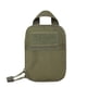 thumbnail image 2 of Paquete de 2 riñoneras, bolsa pequeña Molle, riñoneras impermeables para acampar, hacer senderismo y cazar, color verde, 2 of 5