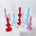 thumbnail image 3 of Candelabro de cristal para decoración del hogar, candelabro de boda romántico nórdico simple, candelabro de cristal retro francés, 3 of 5