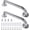Stainless Steel, variant on 2 Pack Shower Grab Bar, Stainless Steel Bathroom Grab Bar, Shower Handle, Bath Handle, Grab Bars Senior for Bathroom (12 inch )