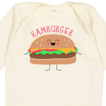 thumbnail image 4 of Inktastic Cute Kawaii Hamburger Boys or Girls Long Sleeve Baby Bodysuit, 4 of 5