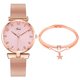 thumbnail image 1 of Clearance Sale Sfonq Mothers Day Gift for Grilfriend Womens Watches GADI Ladies Magnetic Buckle Strap Steel Strap Fine Watch,Pink Buy 2 Save 10%, 1 of 1