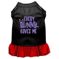 thumbnail image 5 of Pet Dog  Cat Dress Screen Printed, "Every Bunny Loves Me", 5 of 11