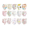 thumbnail image 1 of Baberos de Bebe Bandana Absorbentes Y Suaves, Niñas 15 pzs, 1 of 4