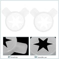 thumbnail image 3 of WRITWAA 2PCS Ice Cream Maker Attachment Plastic Easy to Clean Shaping Caps for Home Users and Commercial Users, 3 of 8