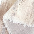 thumbnail image 5 of SAFAVIEH Cloud Hiram Distressed Polyester Shag Area Rug, Ivory/Gray, 5'3" x 7'7", 5 of 7