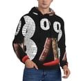 thumbnail image 2 of Lsque Books1 Pattern Casual Men's Hoodie,Hooded Sweatshirt with Kangaroo Pocket,Pullover Hoodie-X-Large, 2 of 7