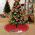 thumbnail image 5 of LSLJS Christmas Tree Skirt 35.4" Xmas Tree Bottom Decor Velvet Merry Christmas Tree Skirt for Party Party Holiday Indoor, Christmas Decorations, 5 of 6