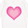 thumbnail image 3 of Inktastic Pink Valentine Heart Toddler Sweatshirt, 3 of 4