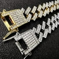 thumbnail image 4 of HH Bling Empire Iced Out Diamond Cuban Link Chain for Men and Women,Silver or Gold Miami Cuban Necklaces Hip Hop,Chunky Chains 16-30 Inches (Silver-30"), 4 of 12