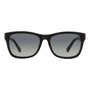 Lacoste Polarized Men's Black Soft Square Pique Temple Sunglasses - L683SP 001