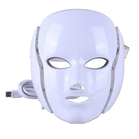 LED Light Therapy Mask-with Clinically Proven Blue & Red Light Treatment Acne Photon Mask,Led Face Mask for Anti-aging, Brightening, Improve Wrinkles,Tightening and Smoother