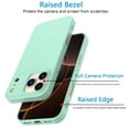 thumbnail image 3 of For iPhone 17 Pro Max Case with Screen Protector, Tekcoo Liquid Silicone Military-Grade Protection Shockproof Rugged Soft Rubber Slim Cell Phone Case Cover for iPhone 17 Pro Max 6.9", Green, 3 of 13