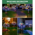 thumbnail image 4 of Solar smoke Lanterns Courtyard dandelion garden lawn lights outdoor waterproof led atmosphere full Sky decorative lights, 4 of 7