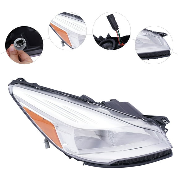 t For 2013 - 2016 Ford Escape Right Passenger Side Halogen Headlamp Headlight Trouble-free Installation