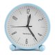 thumbnail image 1 of Silent Alarm Clock Non Ticking Analog Alarm Clocks Minimalistic Round Metal Light Alarm Clock 26s, 1 of 5