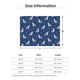 thumbnail image 5 of Fotbe Cute Shark Manta de Franela con Estampado, Manta Ultrasuave para Cama, Sofá, Auto, Hipoalergénica y Antibolitas-60"x50", 5 of 6