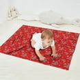thumbnail image 2 of Red Butterfly Heart Flower Pattern Blanket,Comfortable Soft Lamb Wool Throw Blanket,All Season,Warm Lightweight Blankets for Sofa Bed Couch Living Room Chair,30"x40", 2 of 4
