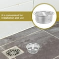 thumbnail image 4 of Liukekj Outdoor Patio Drain Cover Stainless Steel Round Floor Drain Cover Replacement Shower Drainer Grate for Landscaping, 4 of 11